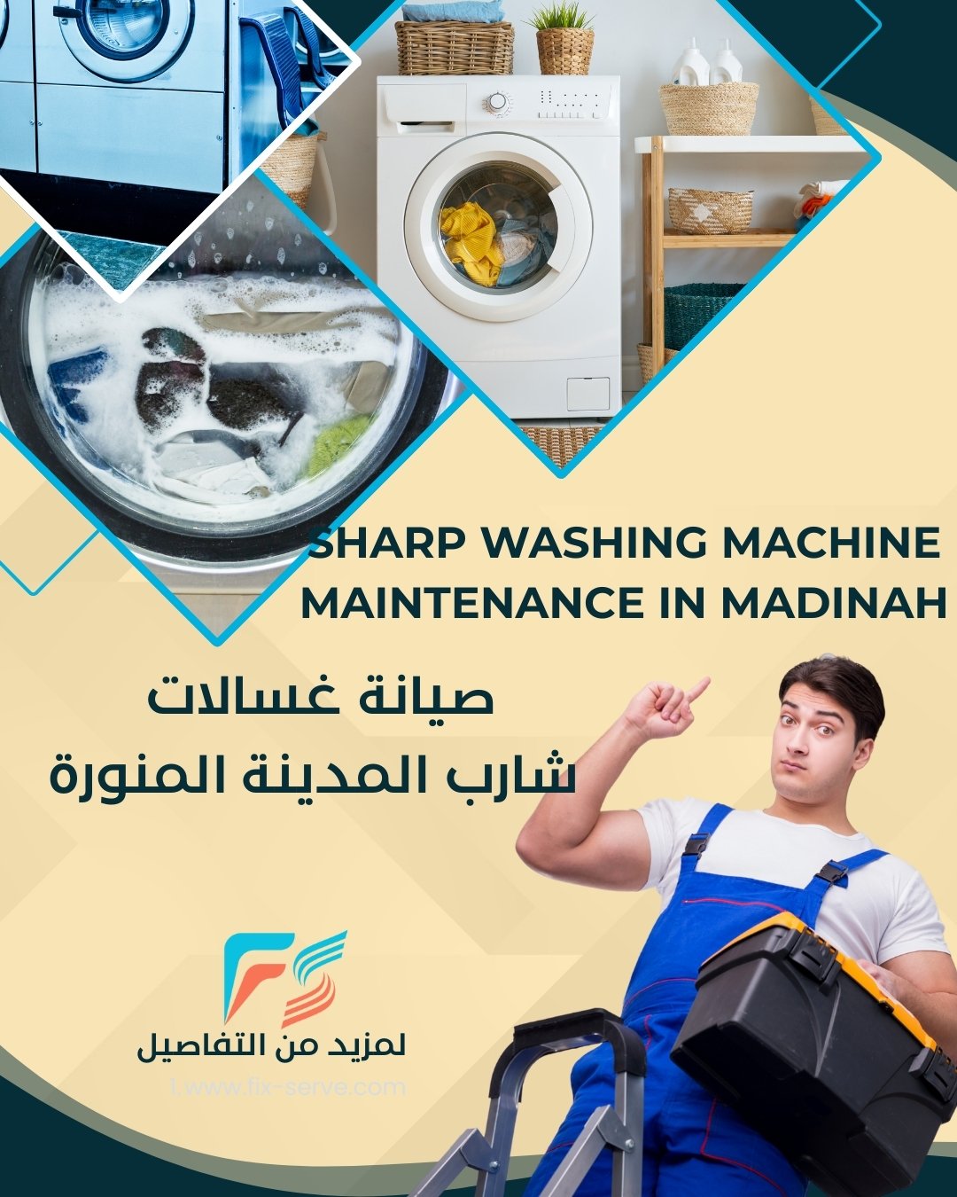 Sharp Washing Machine Maintenance in Al-Madinah