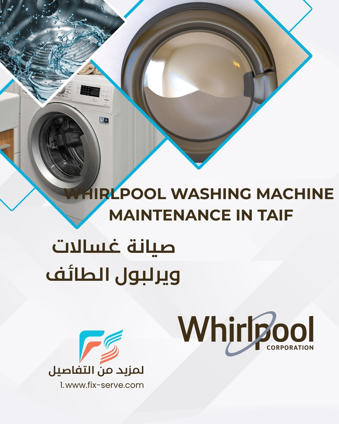 Whirlpool Washing Machine Maintenance in Taif – Fix Serve